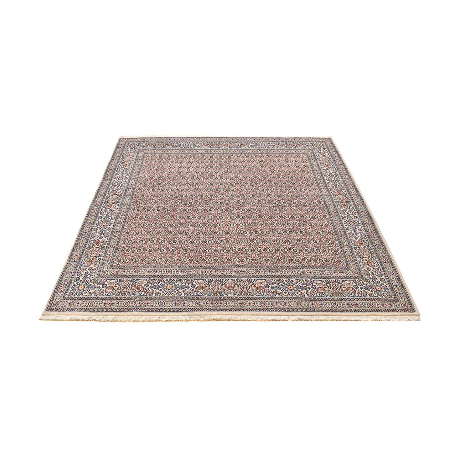 Perserteppich - Classic quadratisch  - 200 x 200 cm - hellbraun