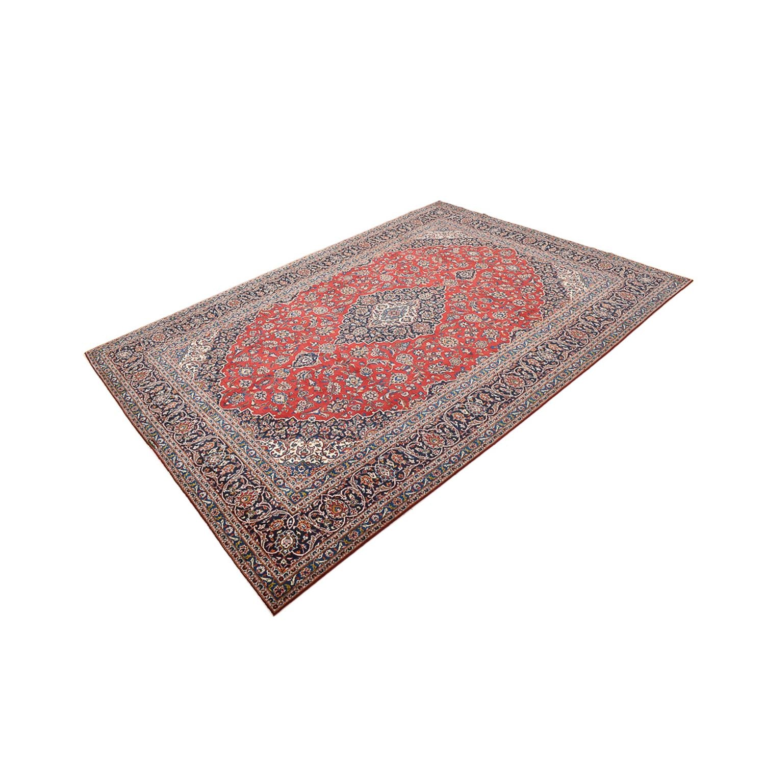 Perserteppich - Keshan - 397 x 297 cm - rot