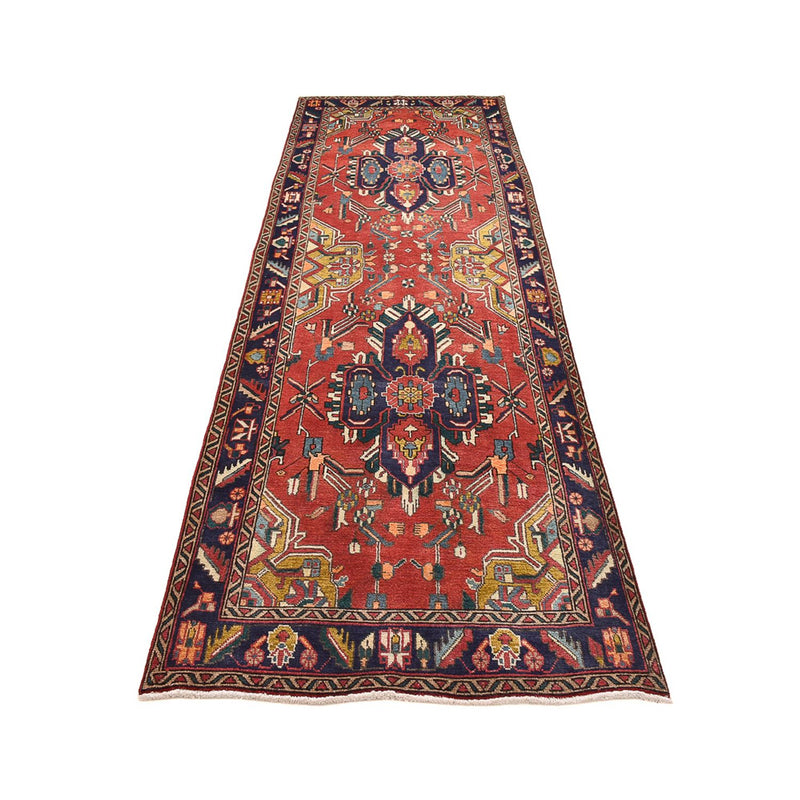 Läufer Perser - Täbriz - 354 x 117 cm - mehrfarbig