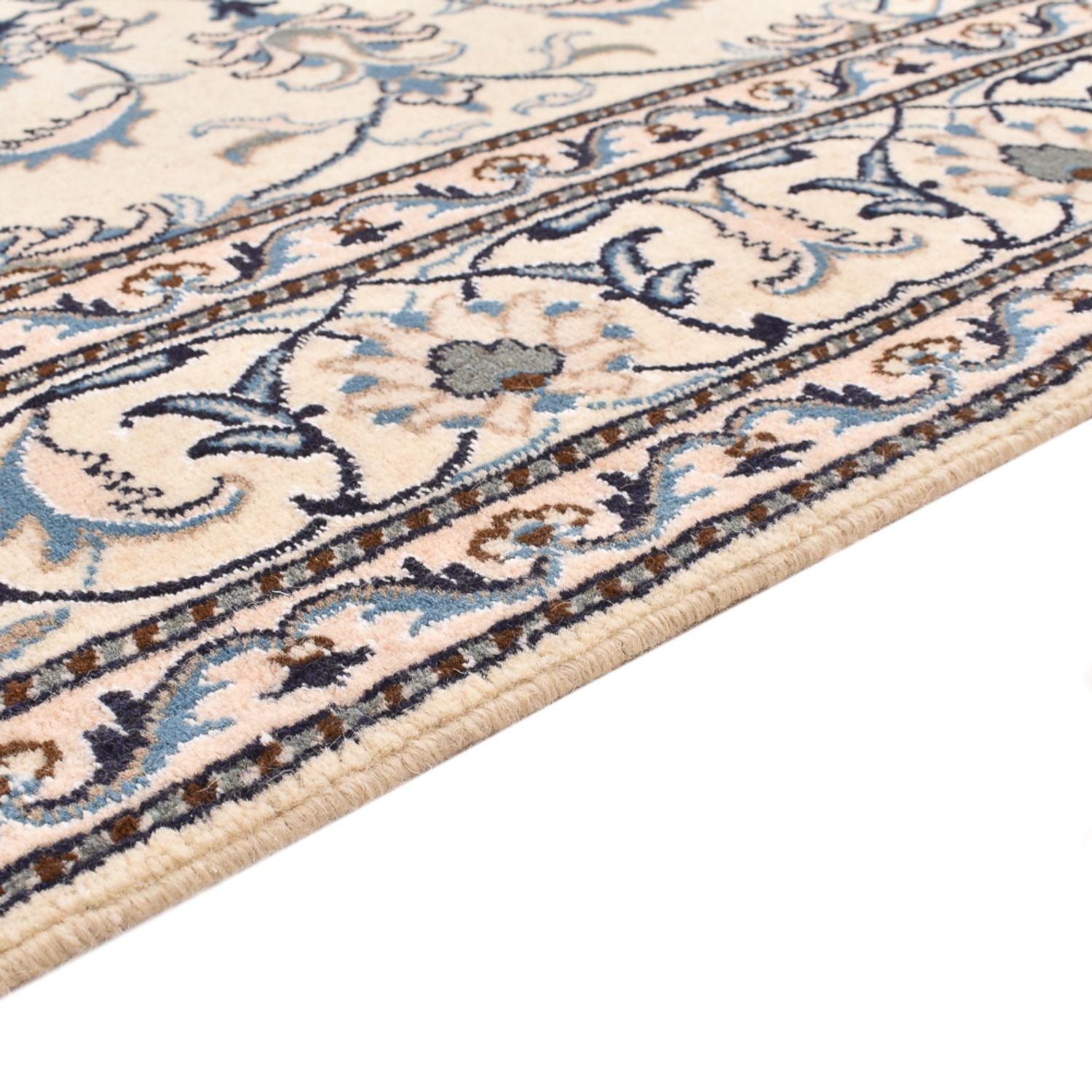 Perserteppich - Nain - 230 x 167 cm - hellbeige