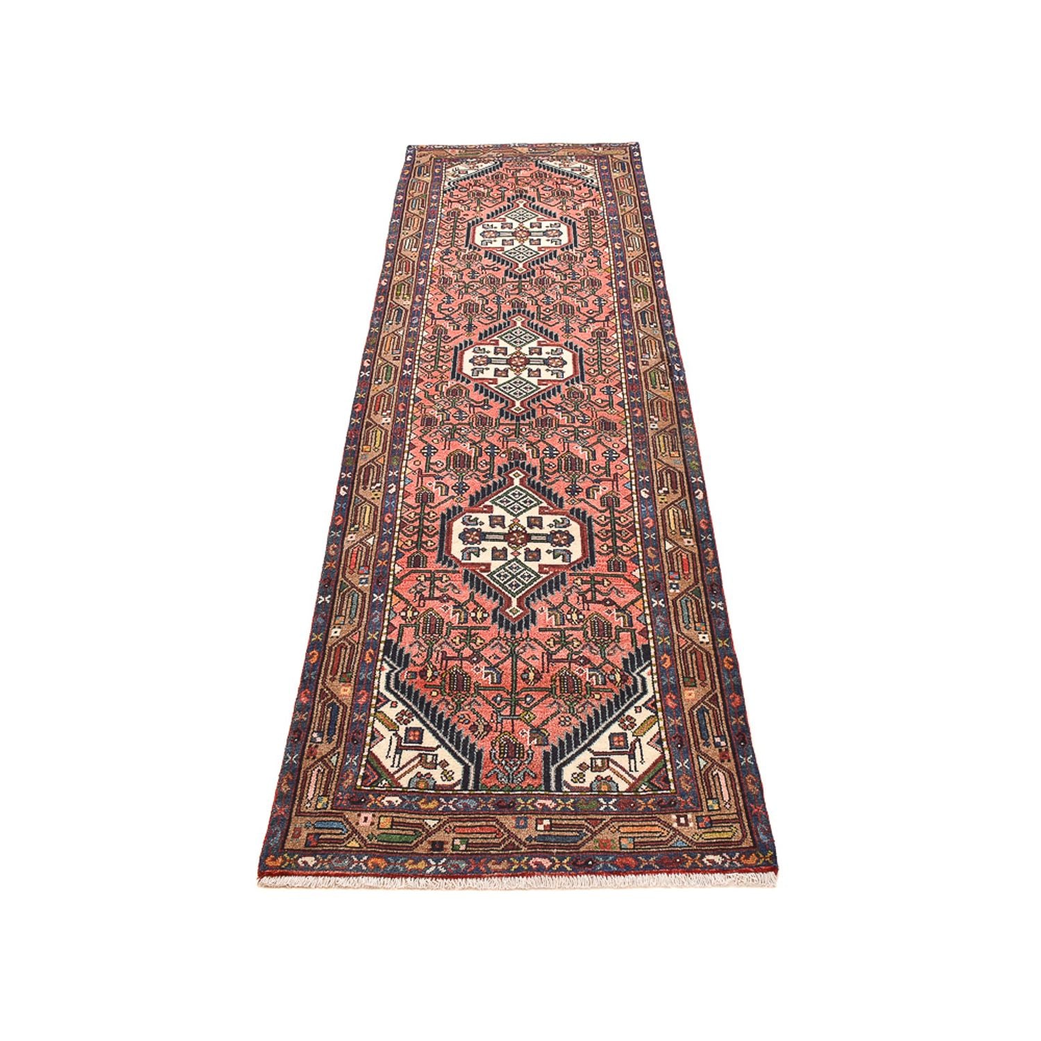 Läufer Perser - Nomadic - 291 x 82 cm - hellrot