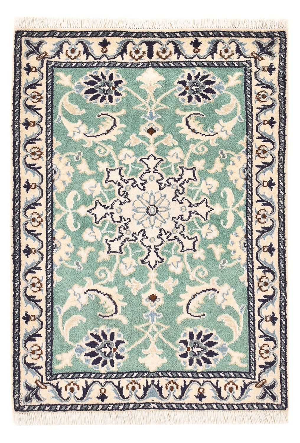 Perserteppich - Nain - 87 x 60 cm - hellgrün