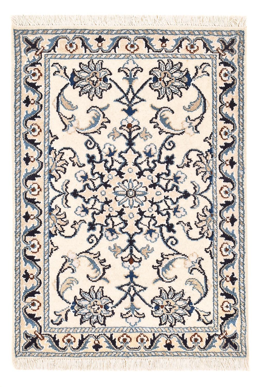 Perserteppich - Nain - 87 x 57 cm - beige