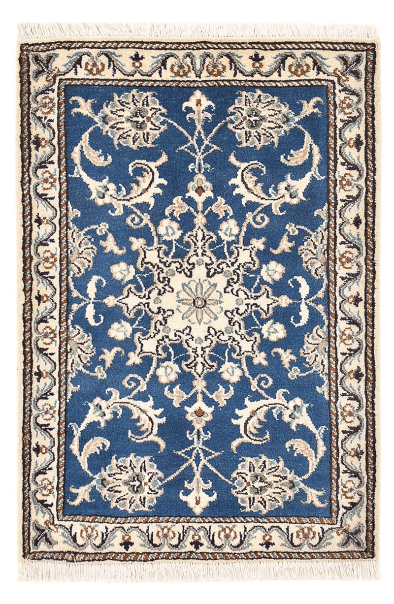 Perserteppich - Nain - 88 x 60 cm - blau