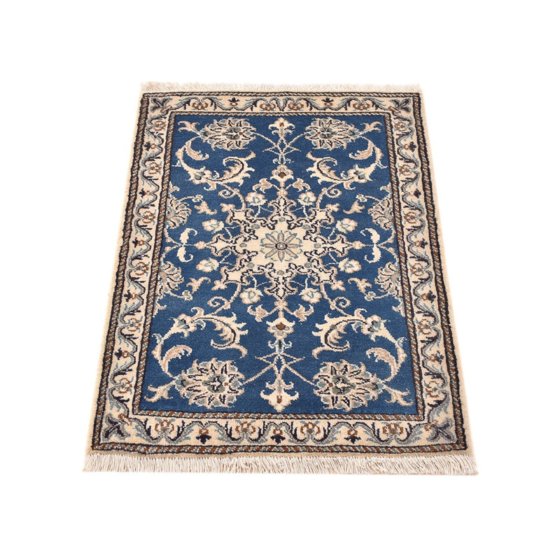Perserteppich - Nain - 88 x 60 cm - blau