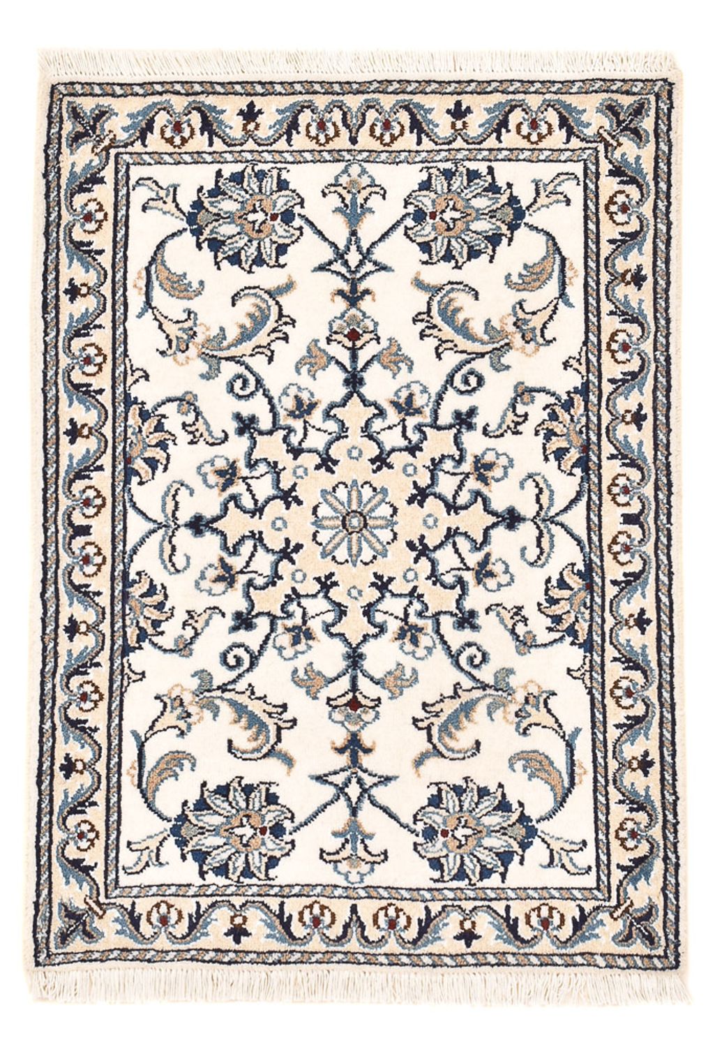 Perserteppich - Nain - 87 x 60 cm - creme