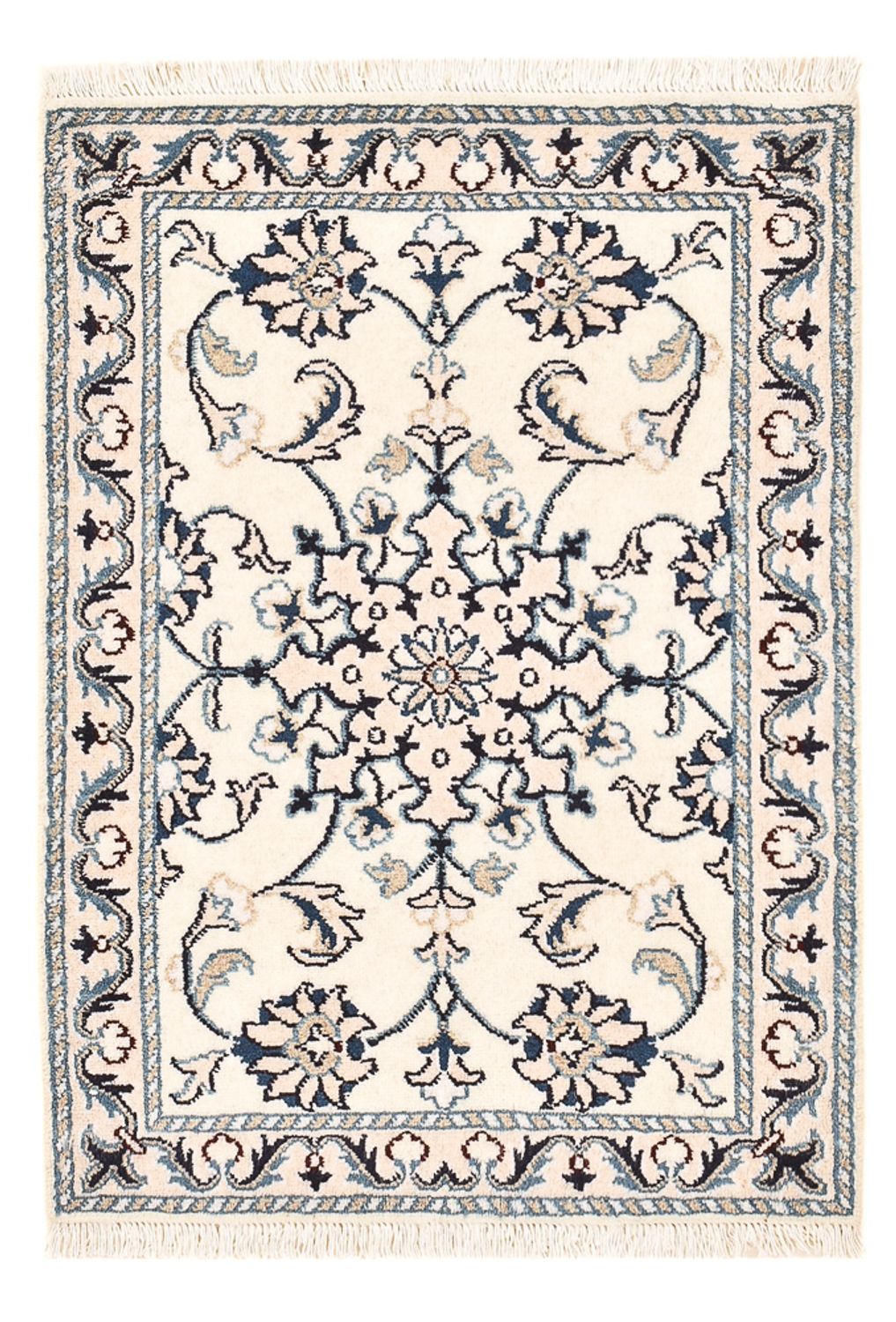 Perserteppich - Nain - 84 x 58 cm - creme