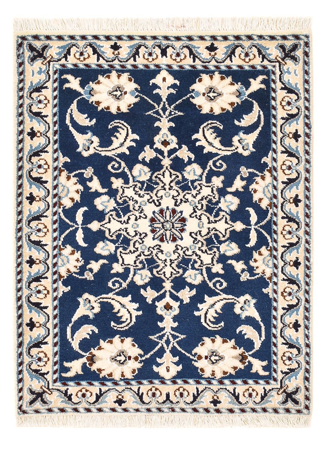Perserteppich - Nain - 85 x 60 cm - blau