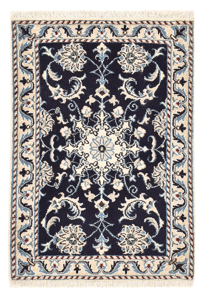 Perserteppich - Nain - 87 x 56 cm - dunkelblau