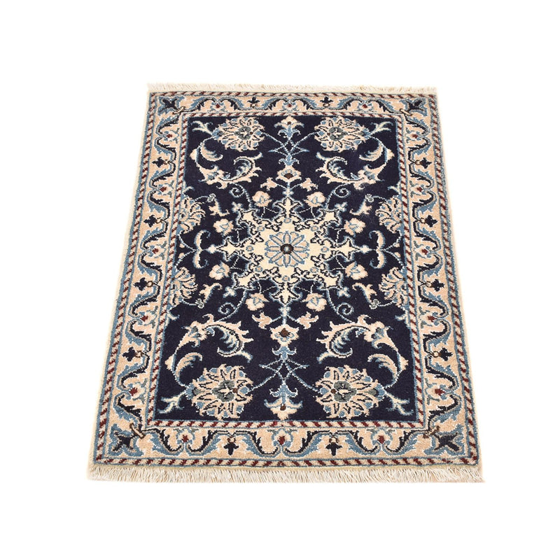Perserteppich - Nain - 87 x 56 cm - dunkelblau