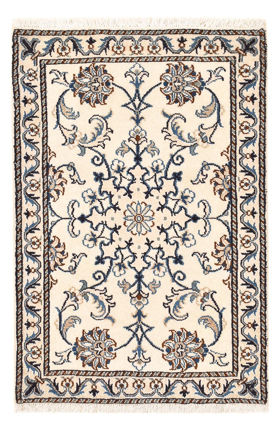 Perserteppich - Nain - 95 x 60 cm - beige