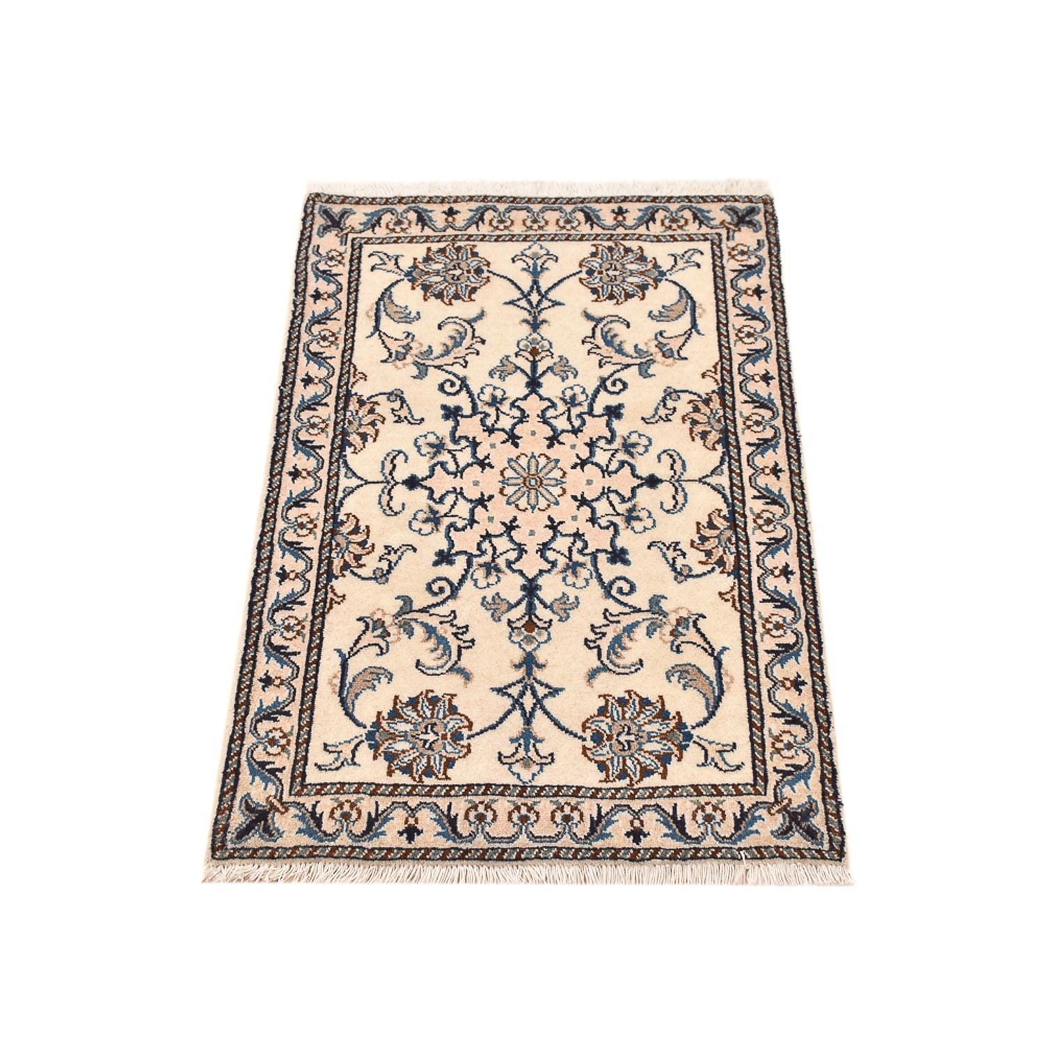 Perserteppich - Nain - 95 x 60 cm - beige