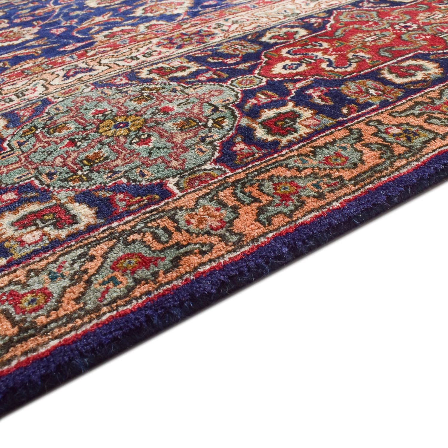 Perserteppich - Täbriz - Royal - 387 x 297 cm - dunkelblau