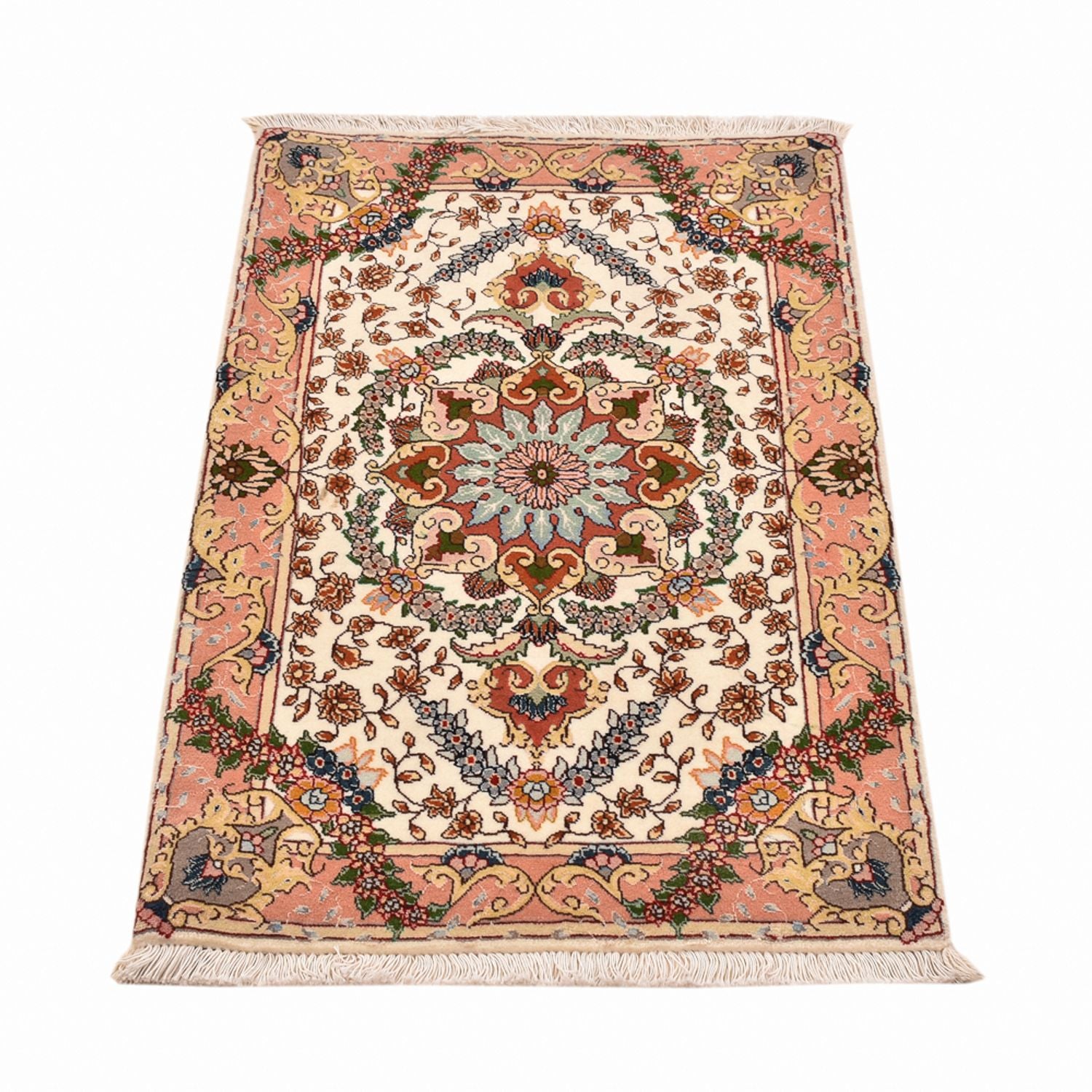 Perserteppich - Täbriz - Royal - 90 x 60 cm - mehrfarbig