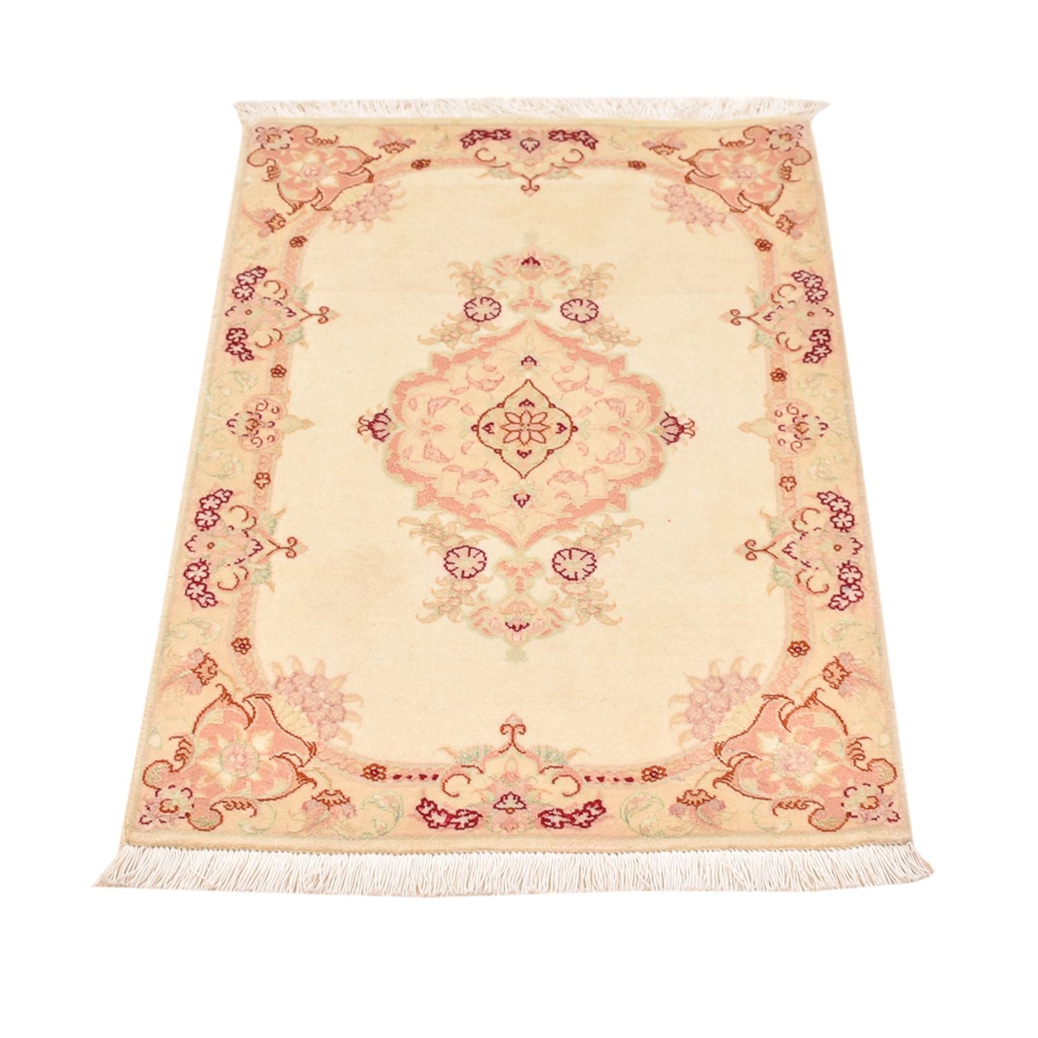 Perserteppich - Täbriz - Royal - 89 x 58 cm - hellbeige