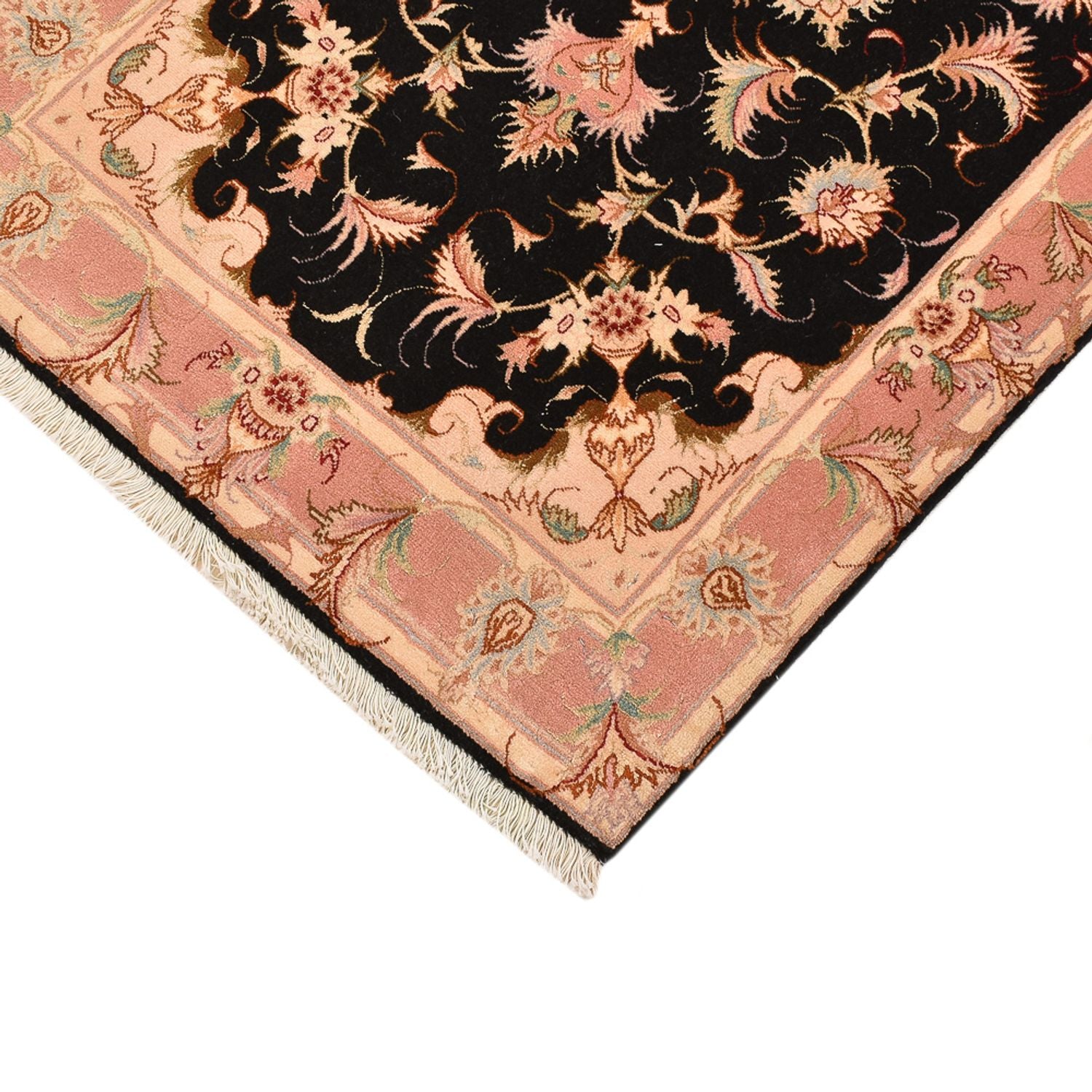 Perserteppich - Täbriz - Royal - 123 x 74 cm - dunkelblau