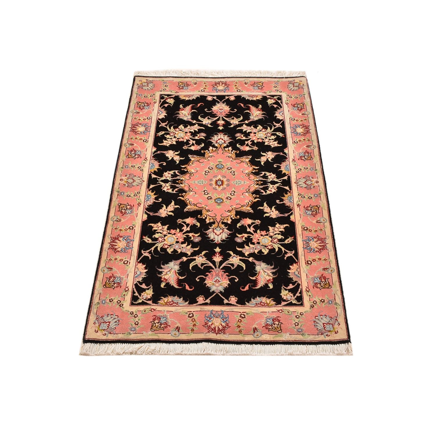 Perserteppich - Täbriz - Royal - 121 x 73 cm - dunkelblau