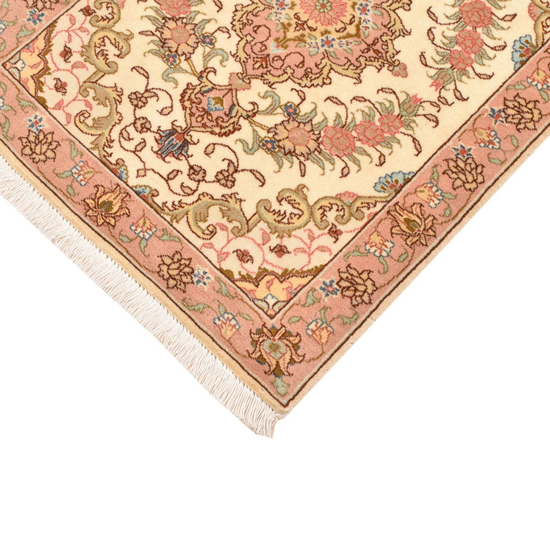 Perserteppich - Täbriz - Royal - 82 x 62 cm - dunkelbeige