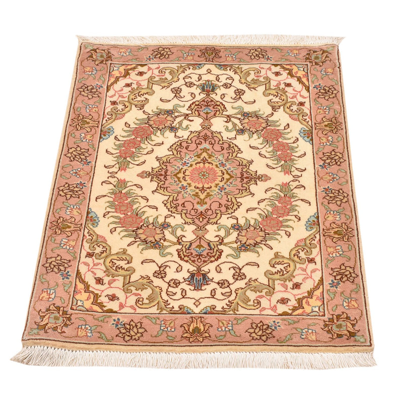 Perserteppich - Täbriz - Royal - 82 x 62 cm - dunkelbeige