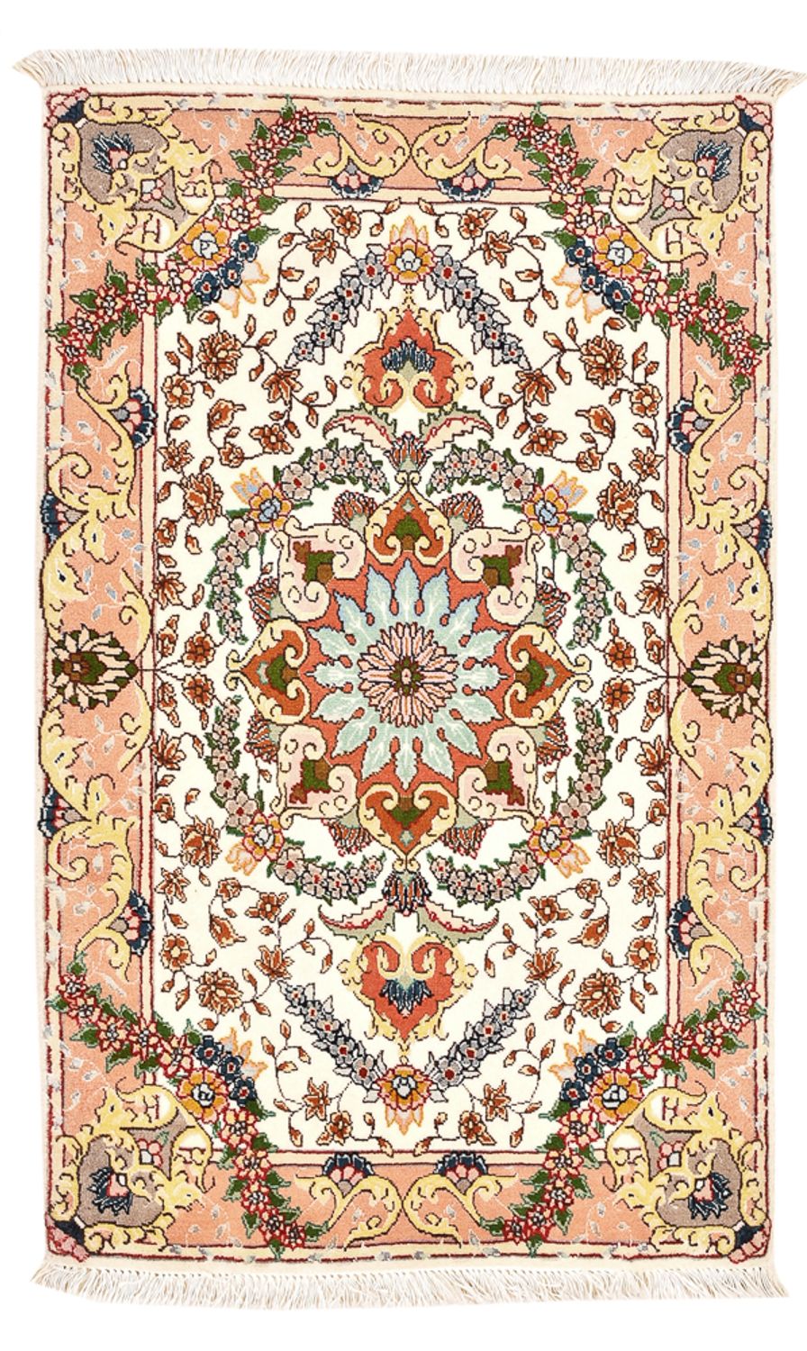 Perserteppich - Täbriz - Royal - 90 x 60 cm - mehrfarbig