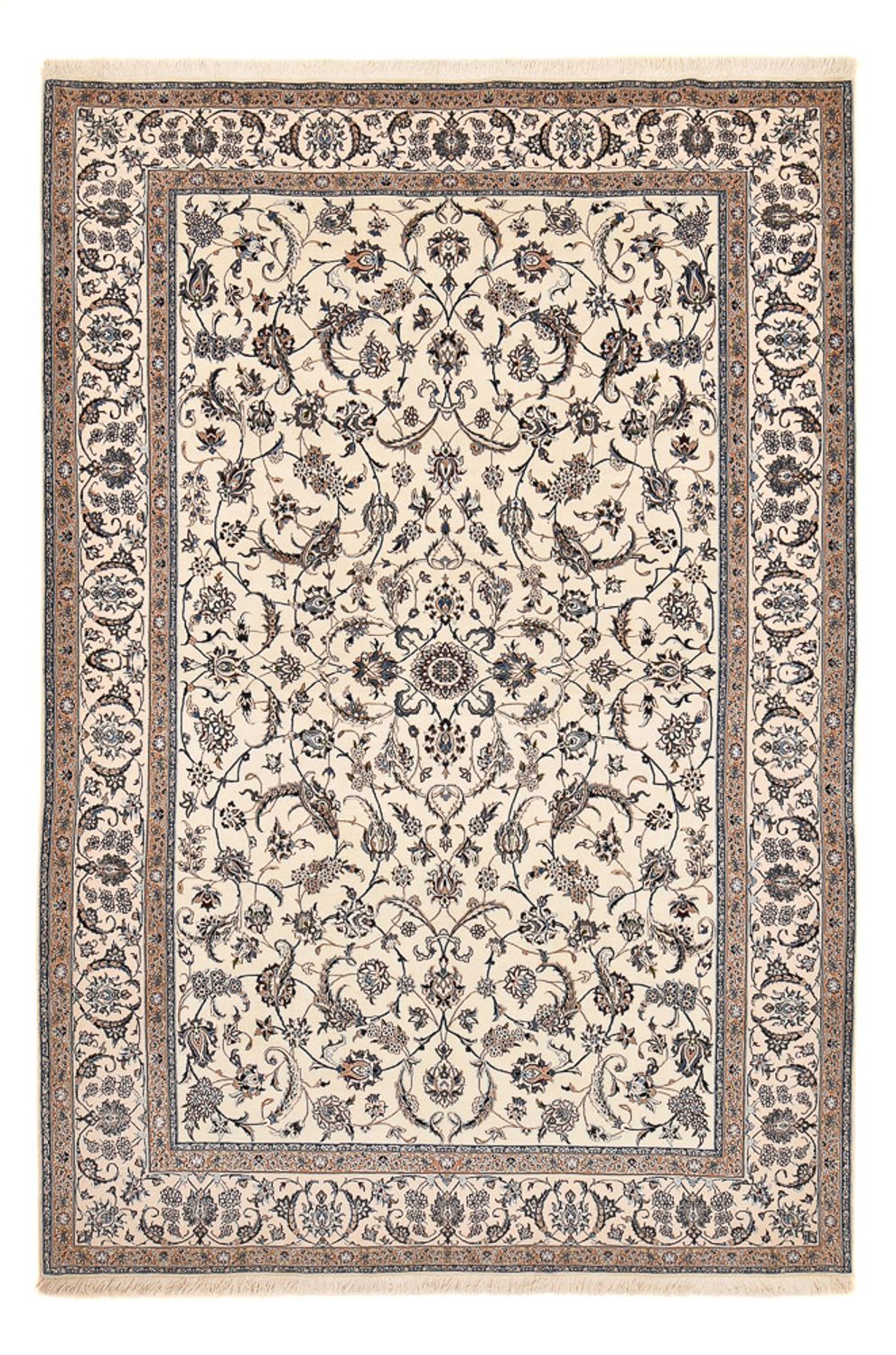 Perserteppich - Nain - Premium - 344 x 213 cm - creme