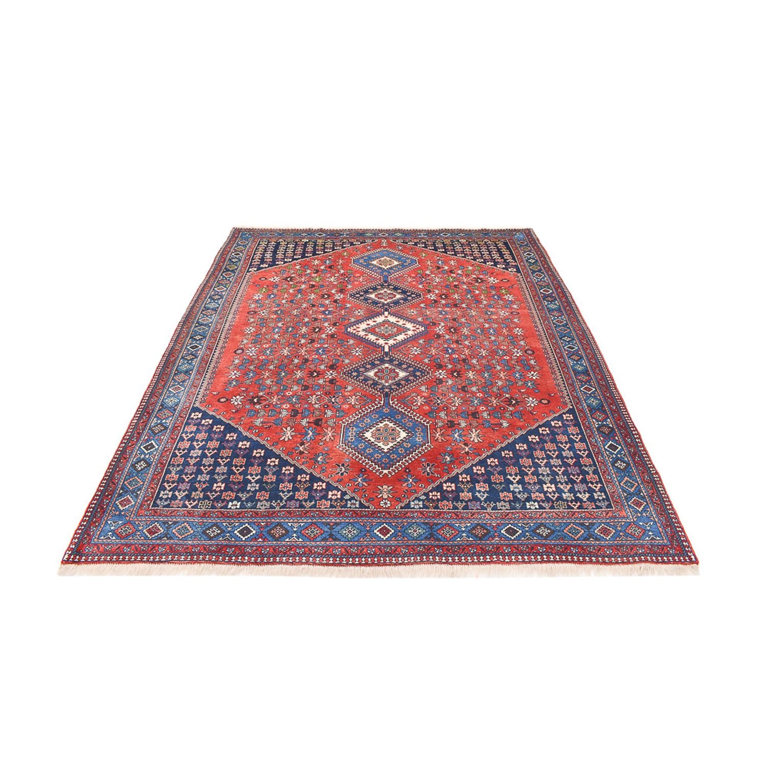 Perserteppich - Nomadic - 260 x 207 cm - rot