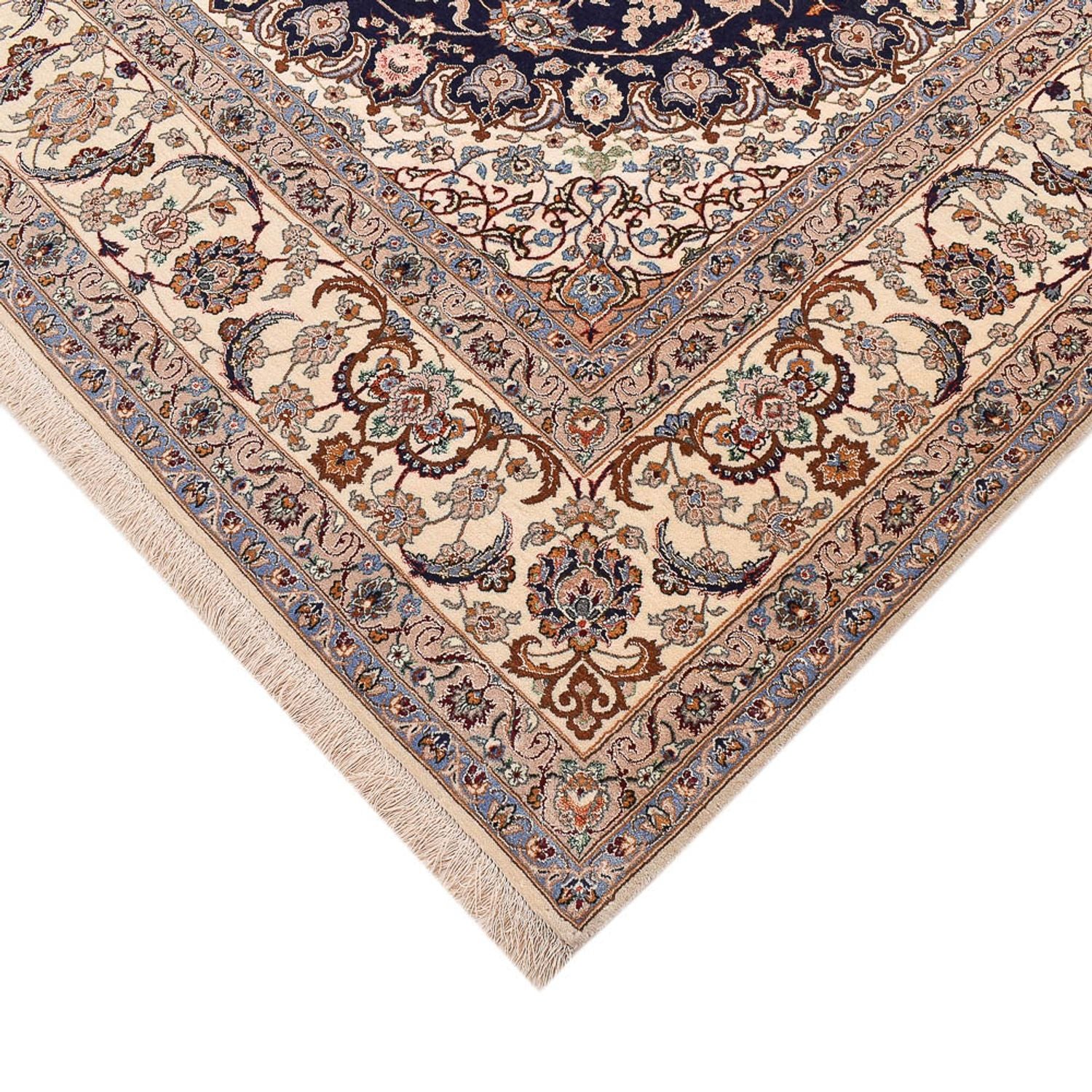 Perserteppich - Isfahan - Premium - 306 x 202 cm - dunkelblau