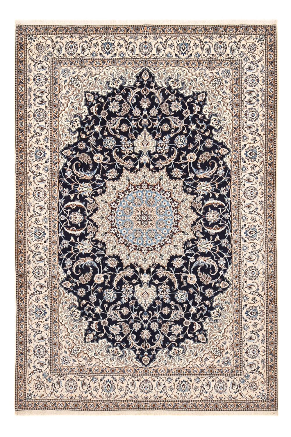 Perserteppich - Nain - Premium - 294 x 202 cm - dunkelblau