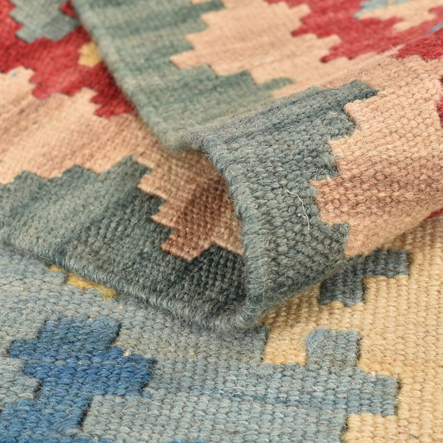 Läufer Kelim - Oriental - 194 x 84 cm - mehrfarbig