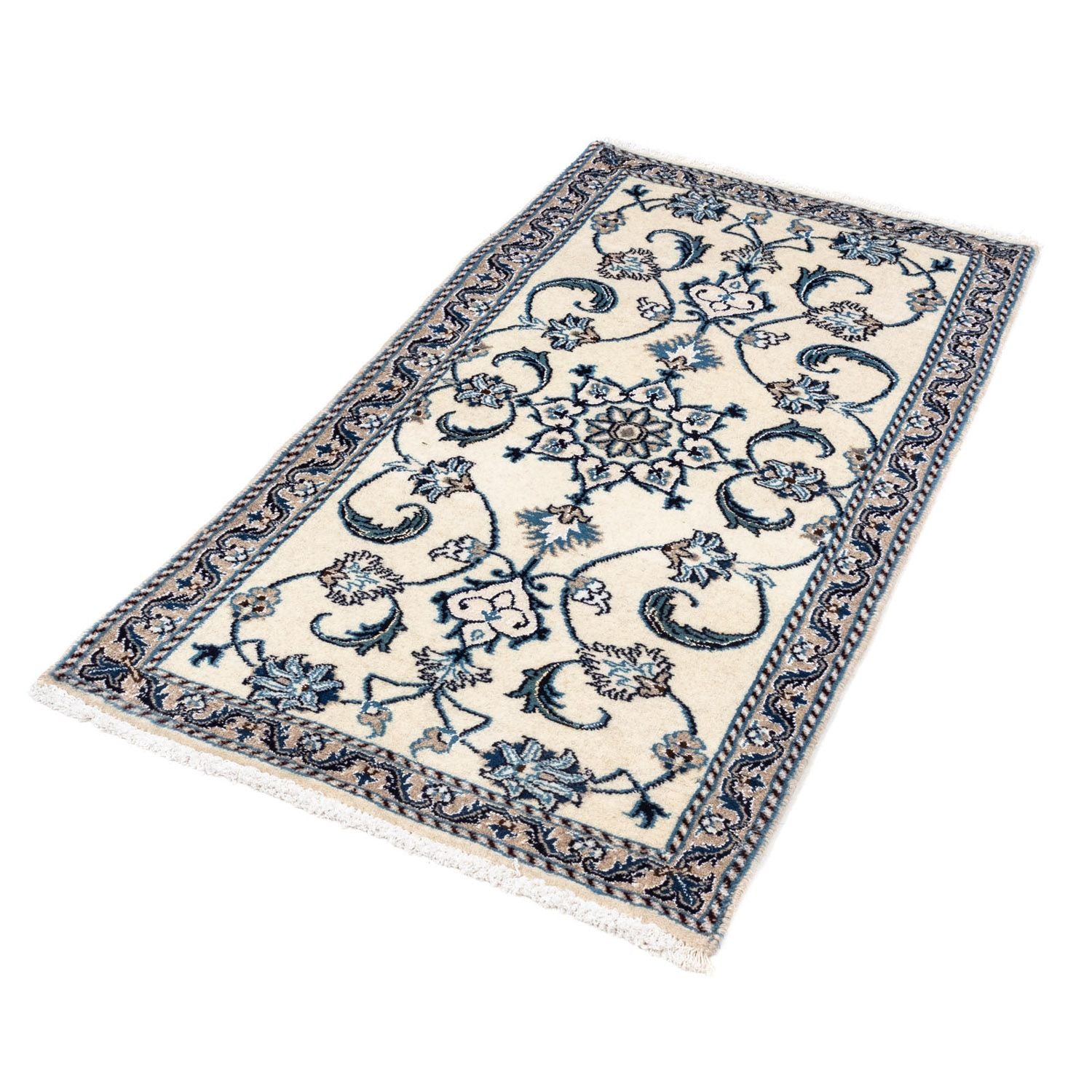 Perserteppich - Nain 135 x 69 cm - beige