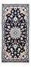 Perserteppich - Nain 134 x 69 cm - dunkelblau