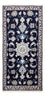 Perserteppich - Nain 138 x 68 cm - dunkelblau