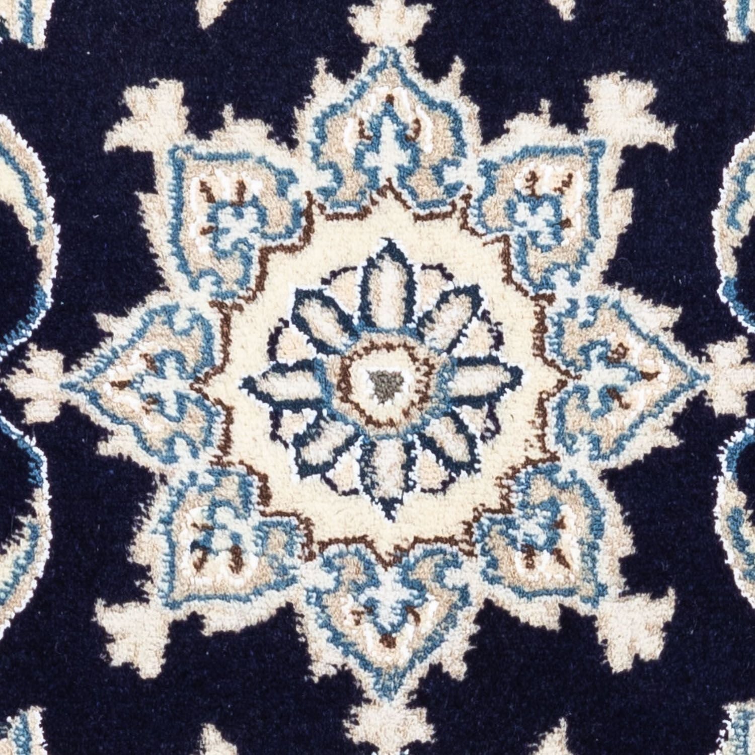 Perserteppich - Nain 138 x 68 cm - dunkelblau