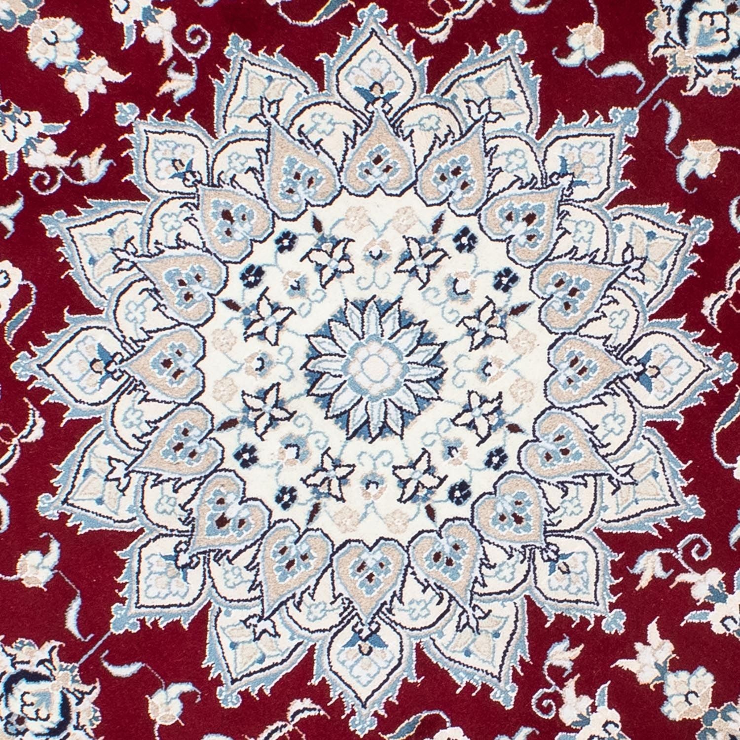 Perserteppich - Nain 252 x 252 cm Runder Teppich