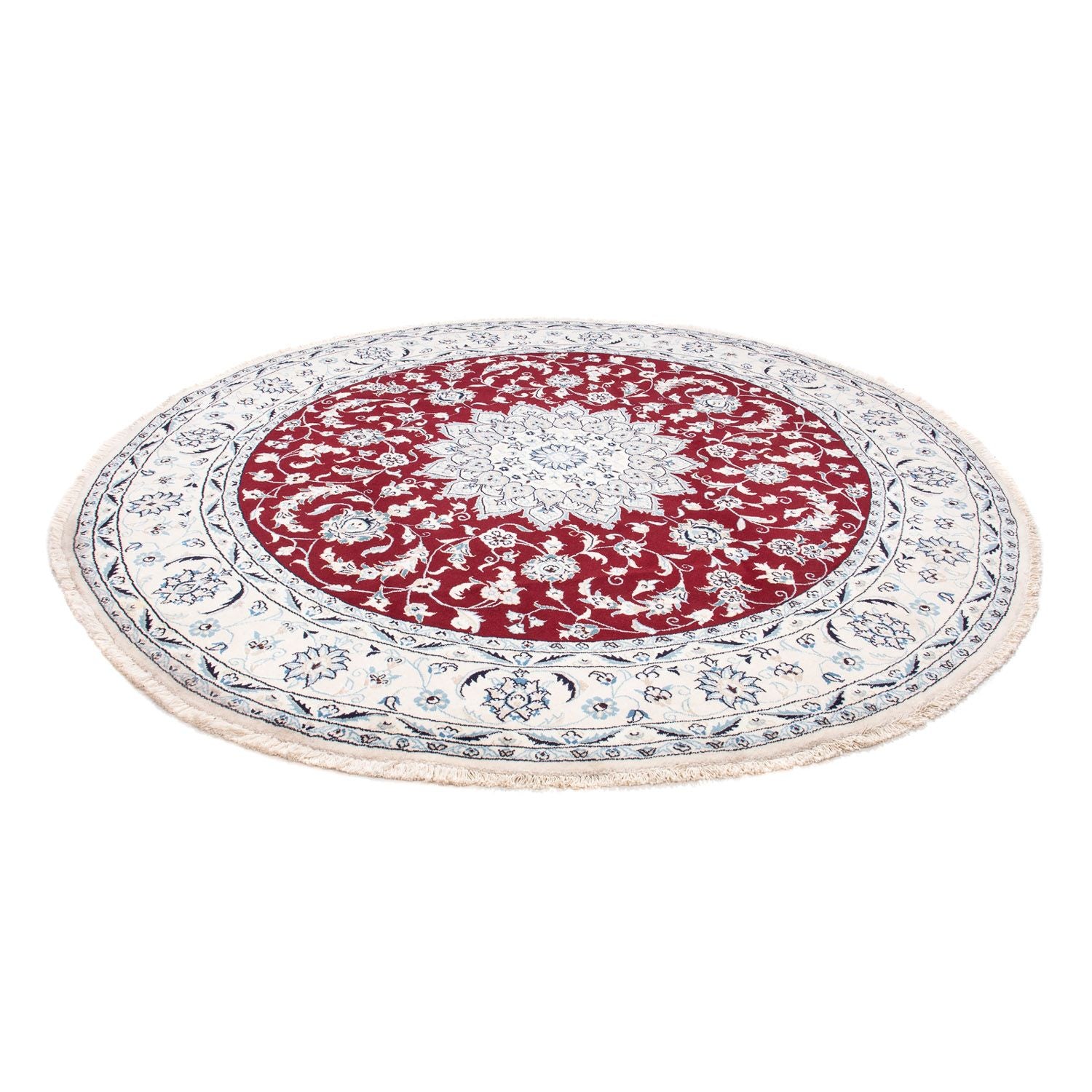 Perserteppich - Nain 252 x 252 cm Runder Teppich