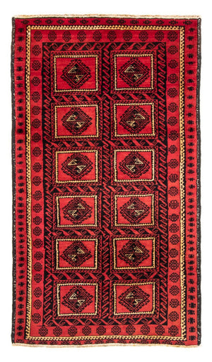 Belutsch Teppich 198 x 110 cm - rot