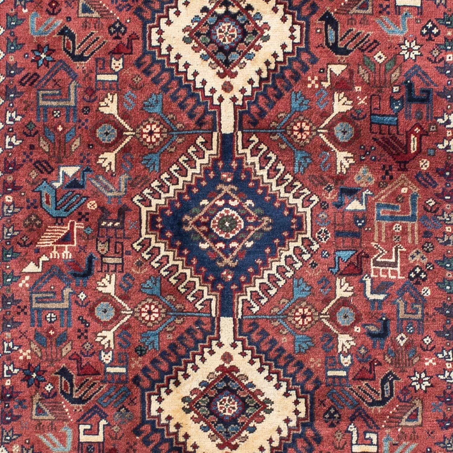 Perserteppich - Nomadic 146 x 100 cm - hellrot