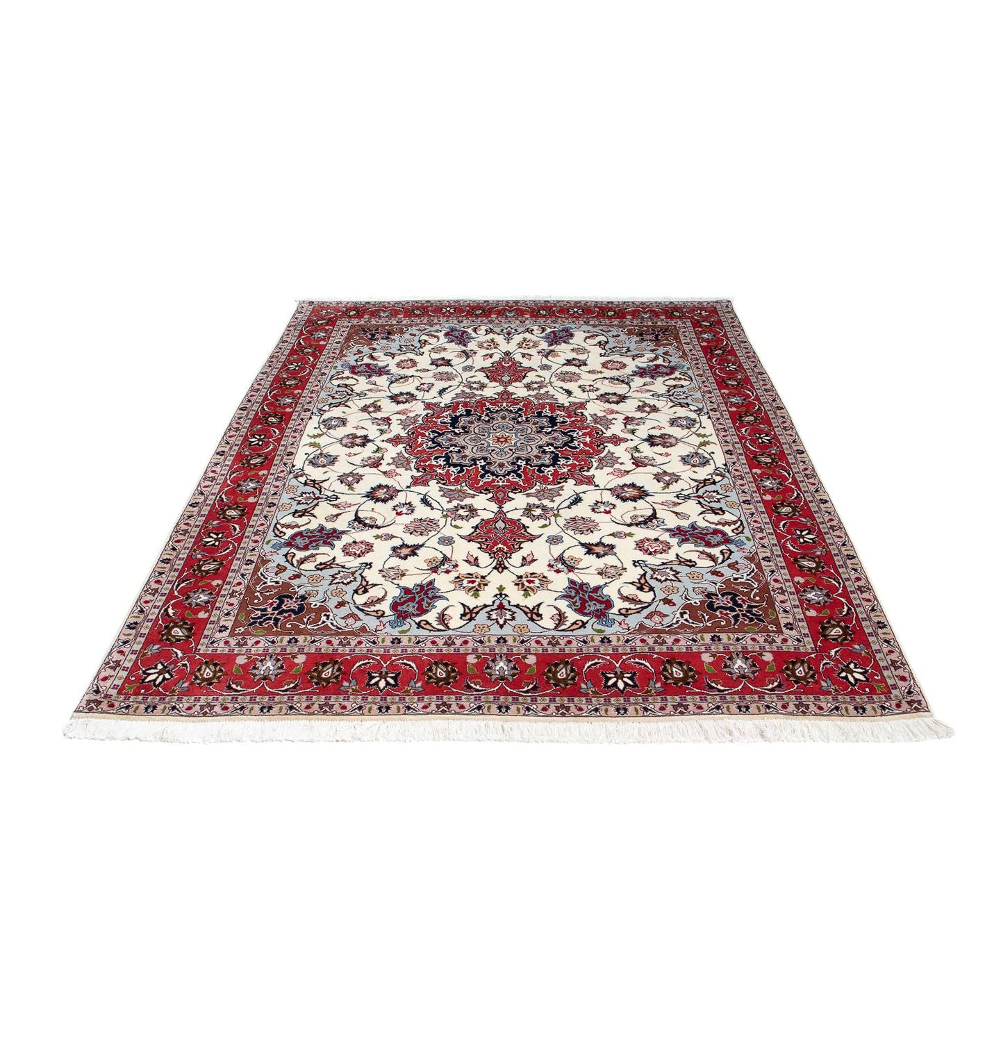 Perserteppich - Täbriz - Royal 201 x 153 cm Teppichbrücke