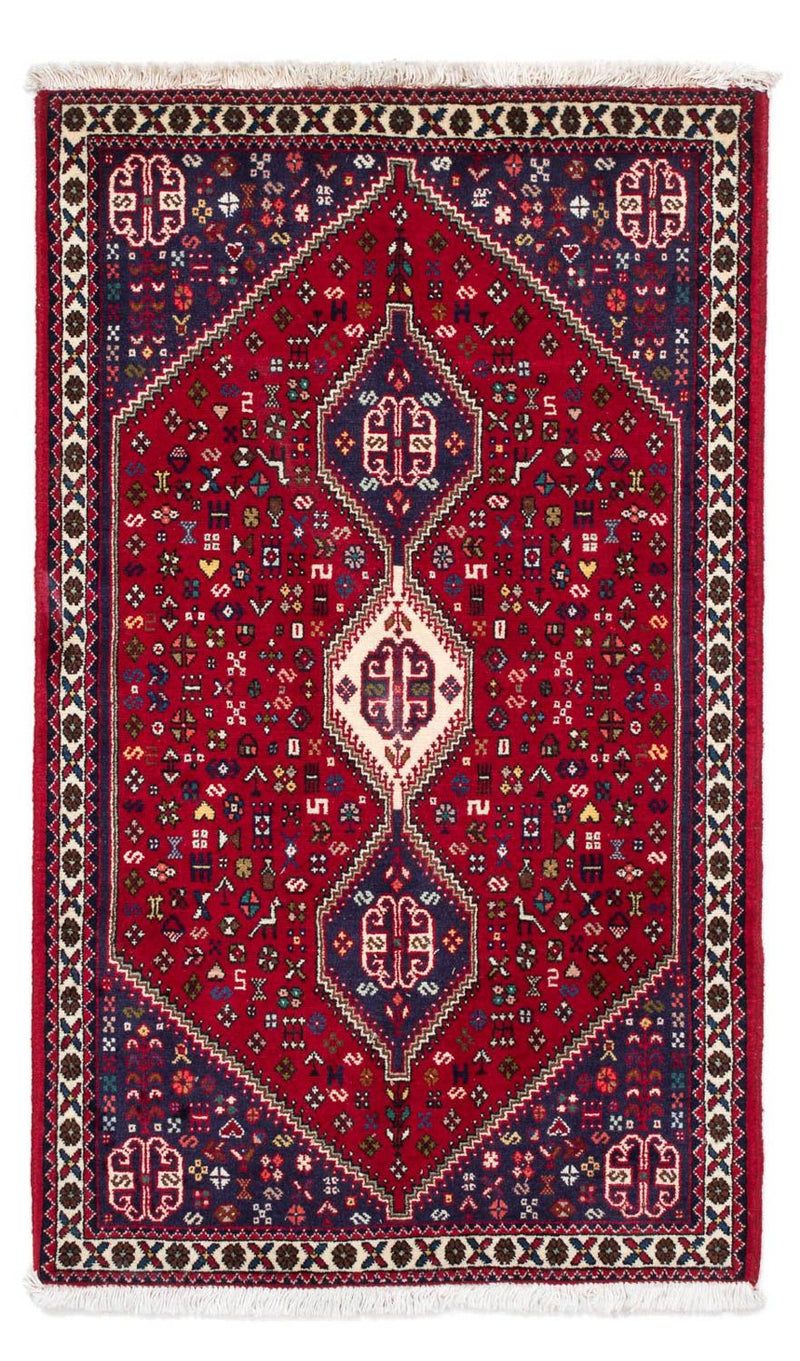 Perserteppich - Nomadic 130 x 75 cm - dunkelrot