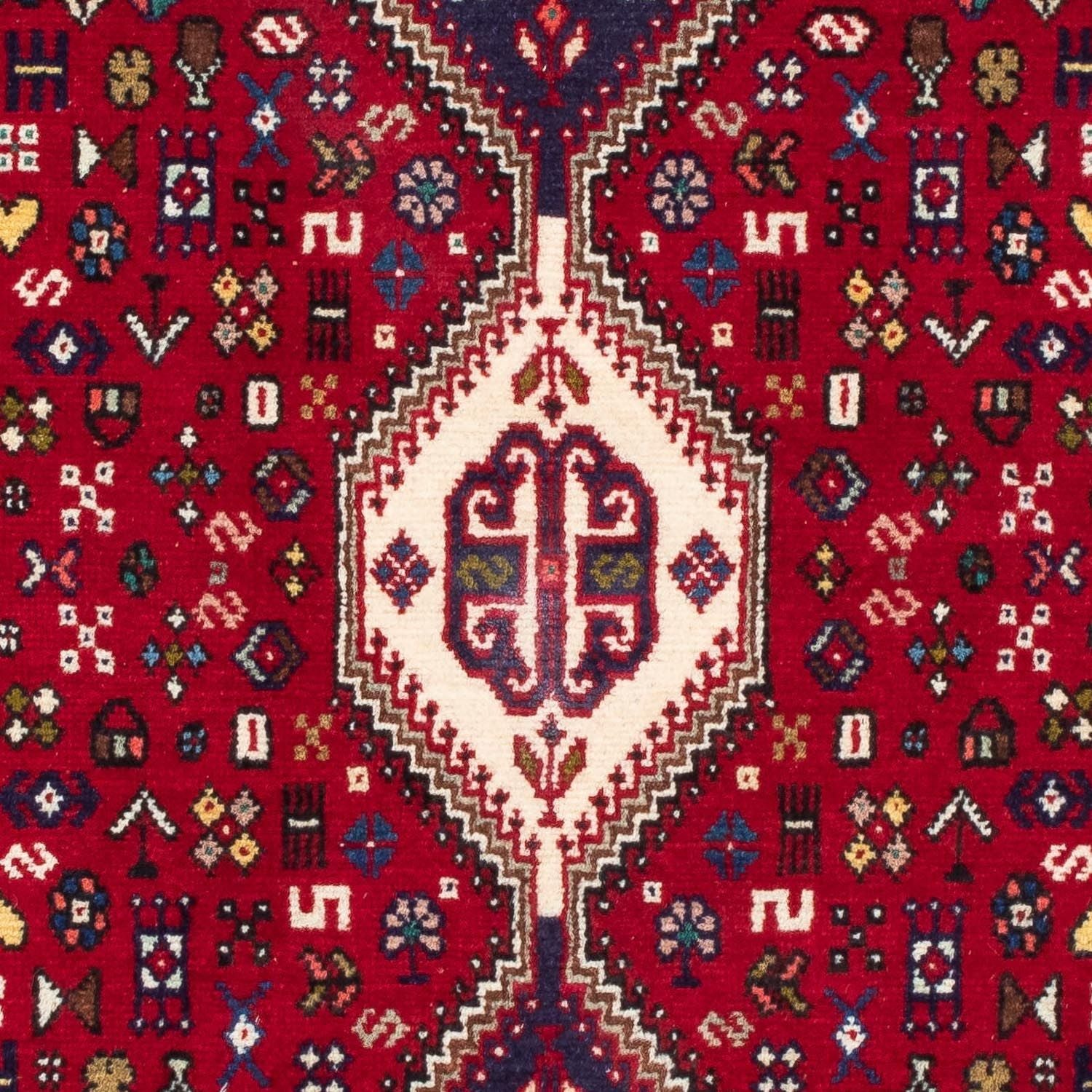 Perserteppich - Nomadic 130 x 75 cm - dunkelrot