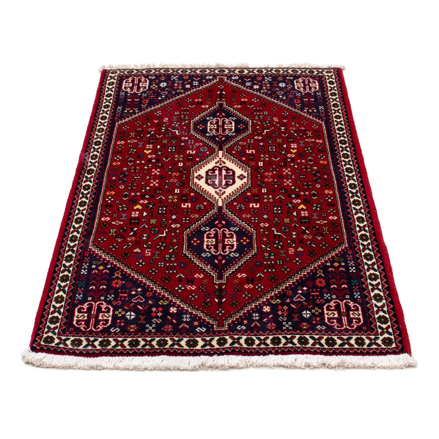 Perserteppich - Nomadic 130 x 75 cm - dunkelrot