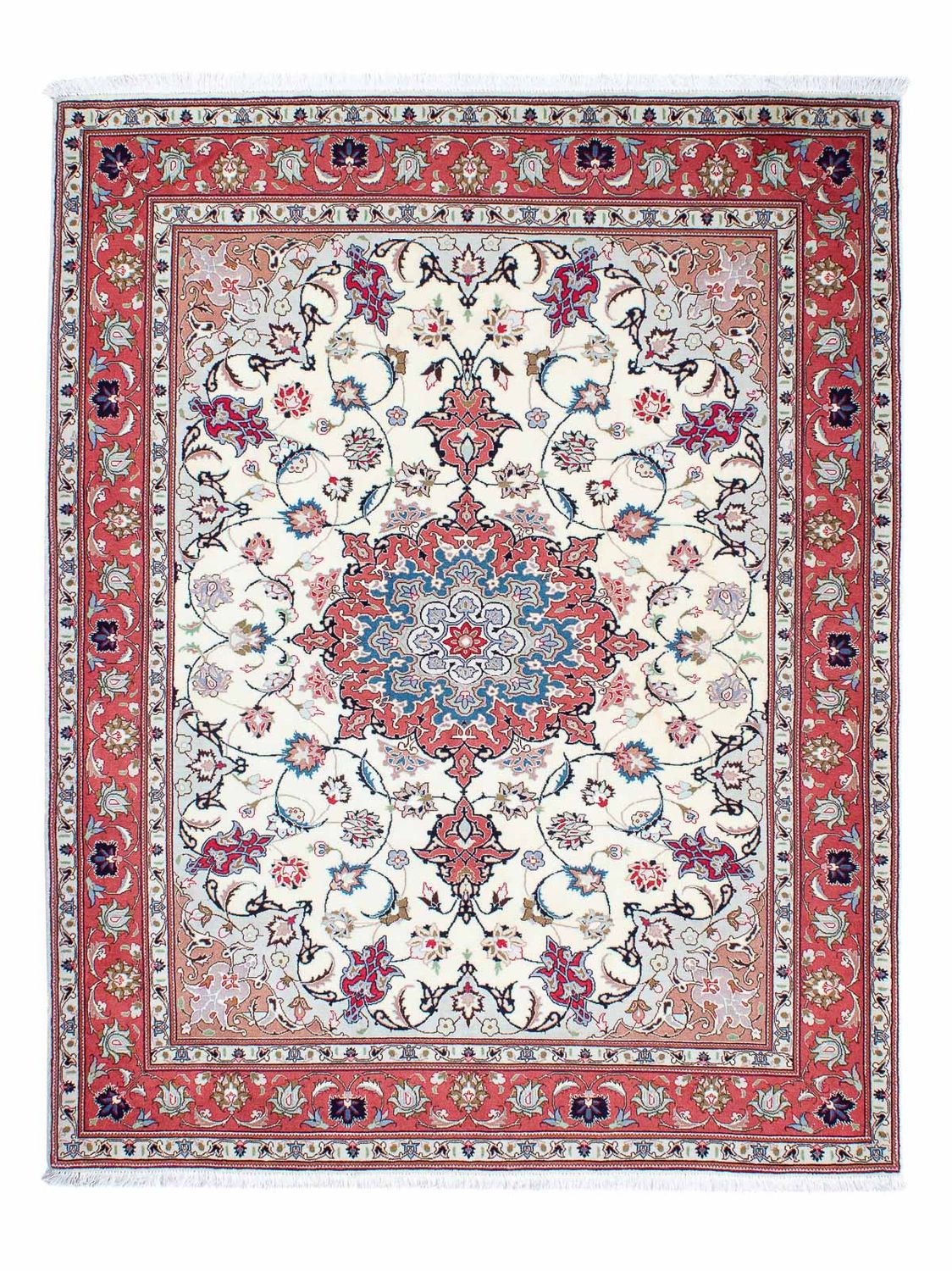 Perserteppich - Täbriz - Royal 198 x 152 cm Teppichbrücke