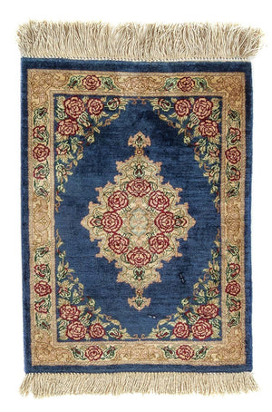 Seidenteppich - Ghom Seide - Premium 39 x 28 cm Fußmatte