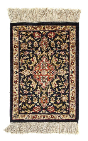 Seidenteppich - Ghom Seide - Premium 41 x 28 cm Fußmatte