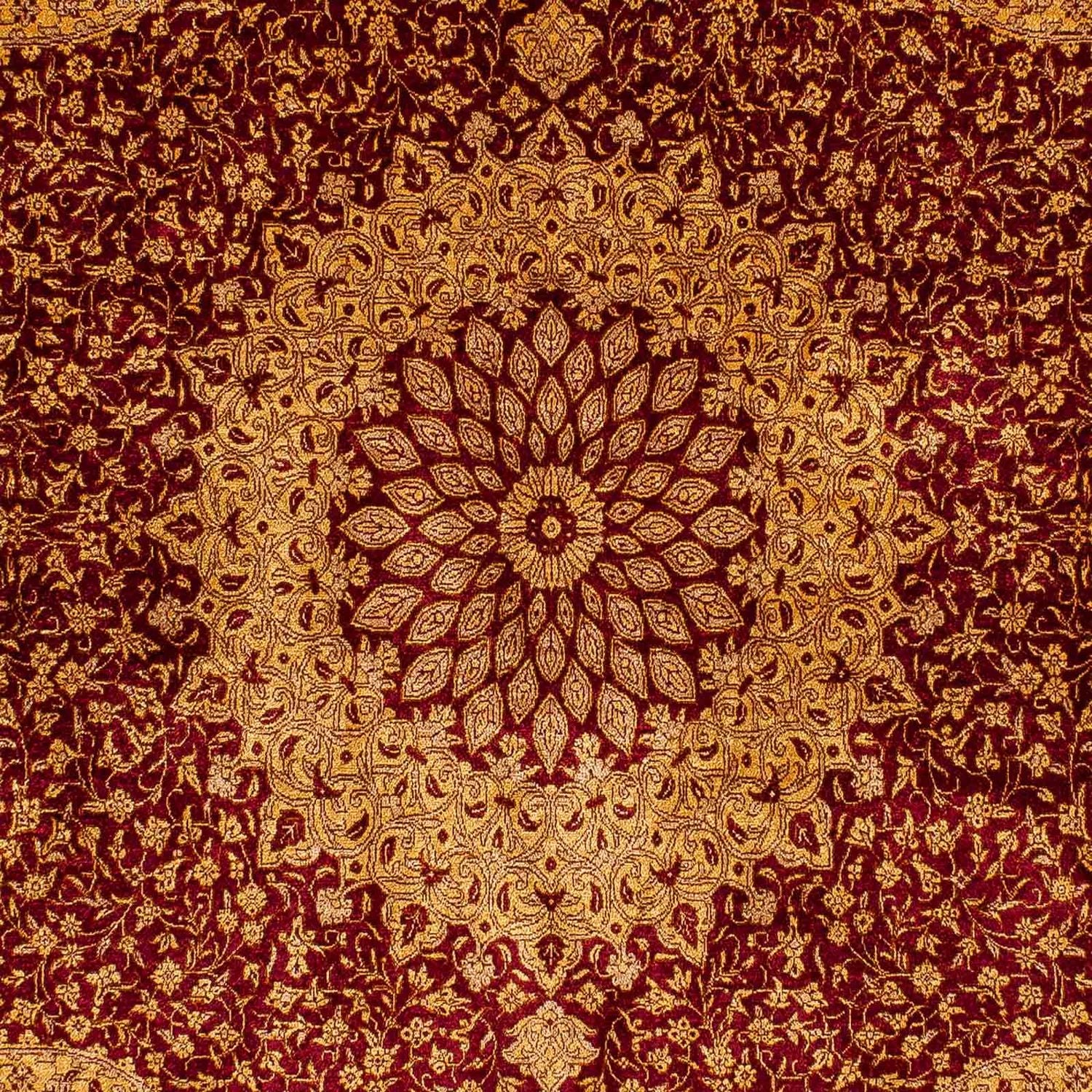 Seidenteppich - Ghom Seide - Premium 188 x 130 cm Teppichbrücke