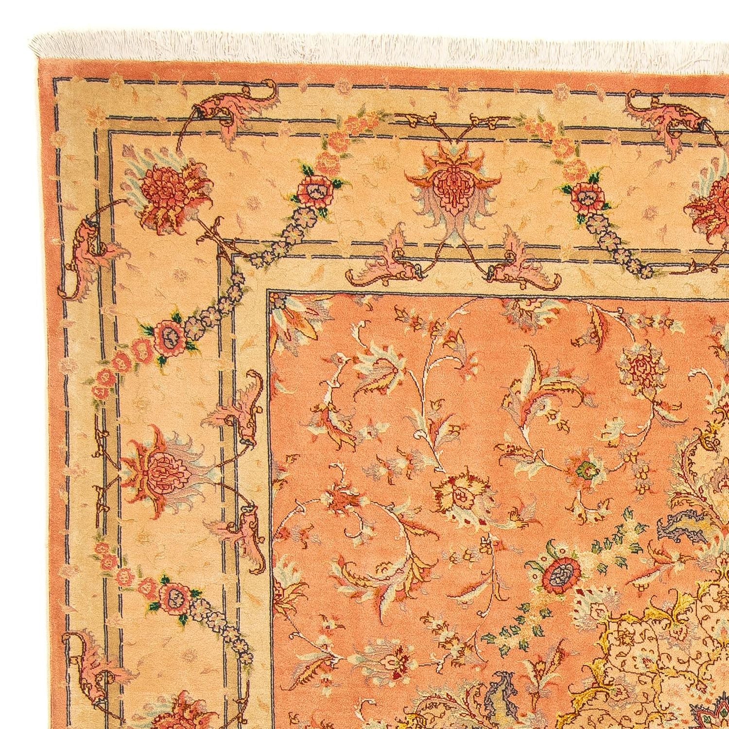 Perserteppich - Täbriz - Royal 204 x 192 cm Teppich Quadratisch