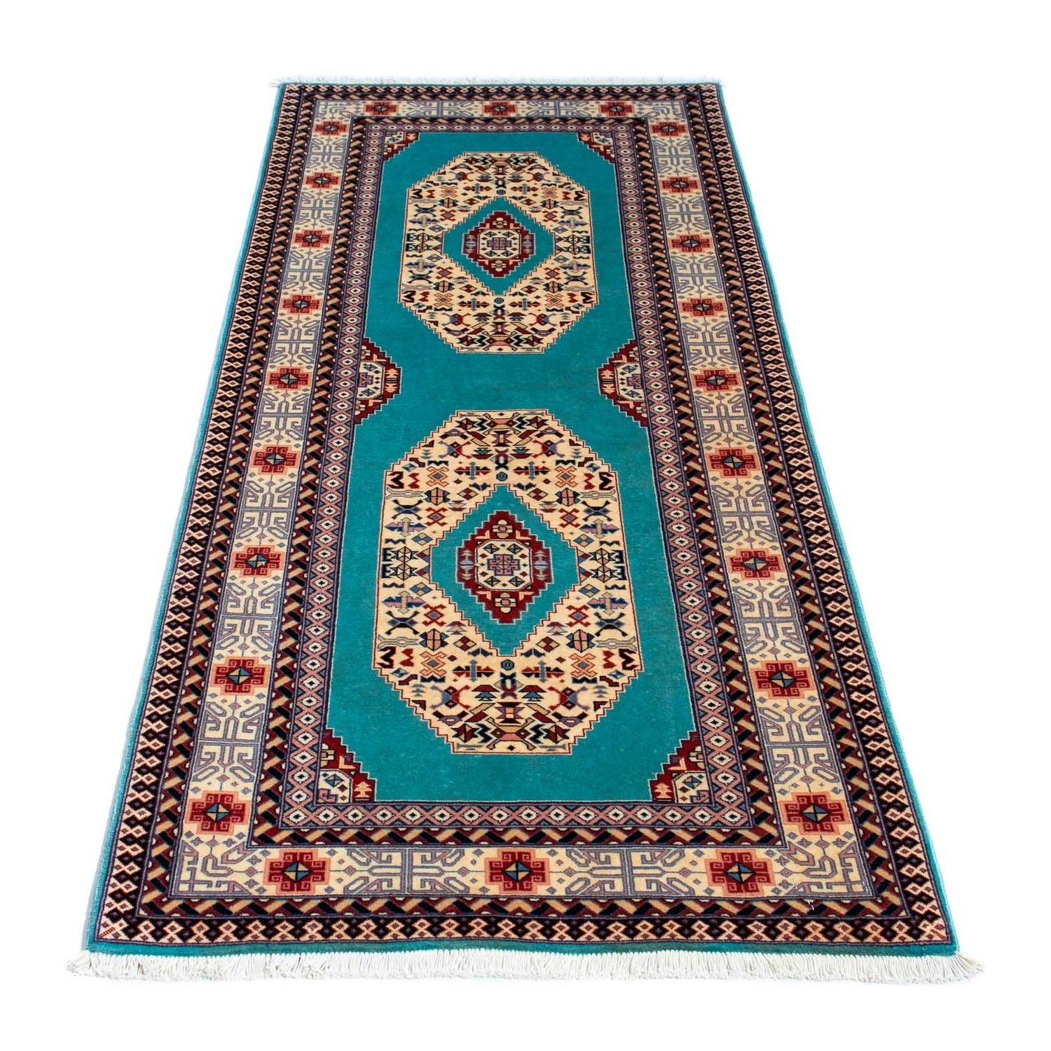 Perserteppich - Täbriz - Royal 190 x 74 cm Teppich Läufer
