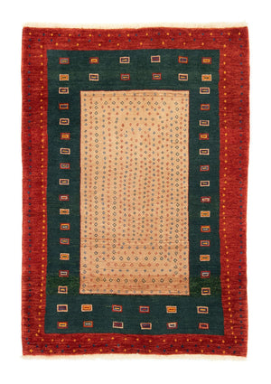 Gabbeh Teppich - Perser 153 x 103 cm - gold