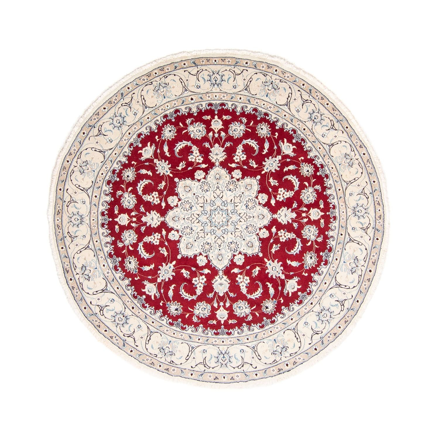 Perserteppich - Nain 250 x 250 cm Teppich Rund