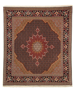 Perserteppich - Täbriz - Royal 219 x 200 cm Teppich Quadratisch
